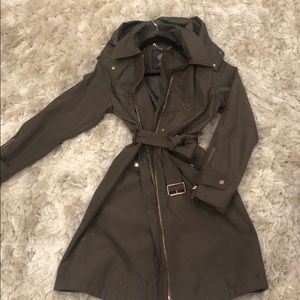 Vince Camuto Brown Trench Coat